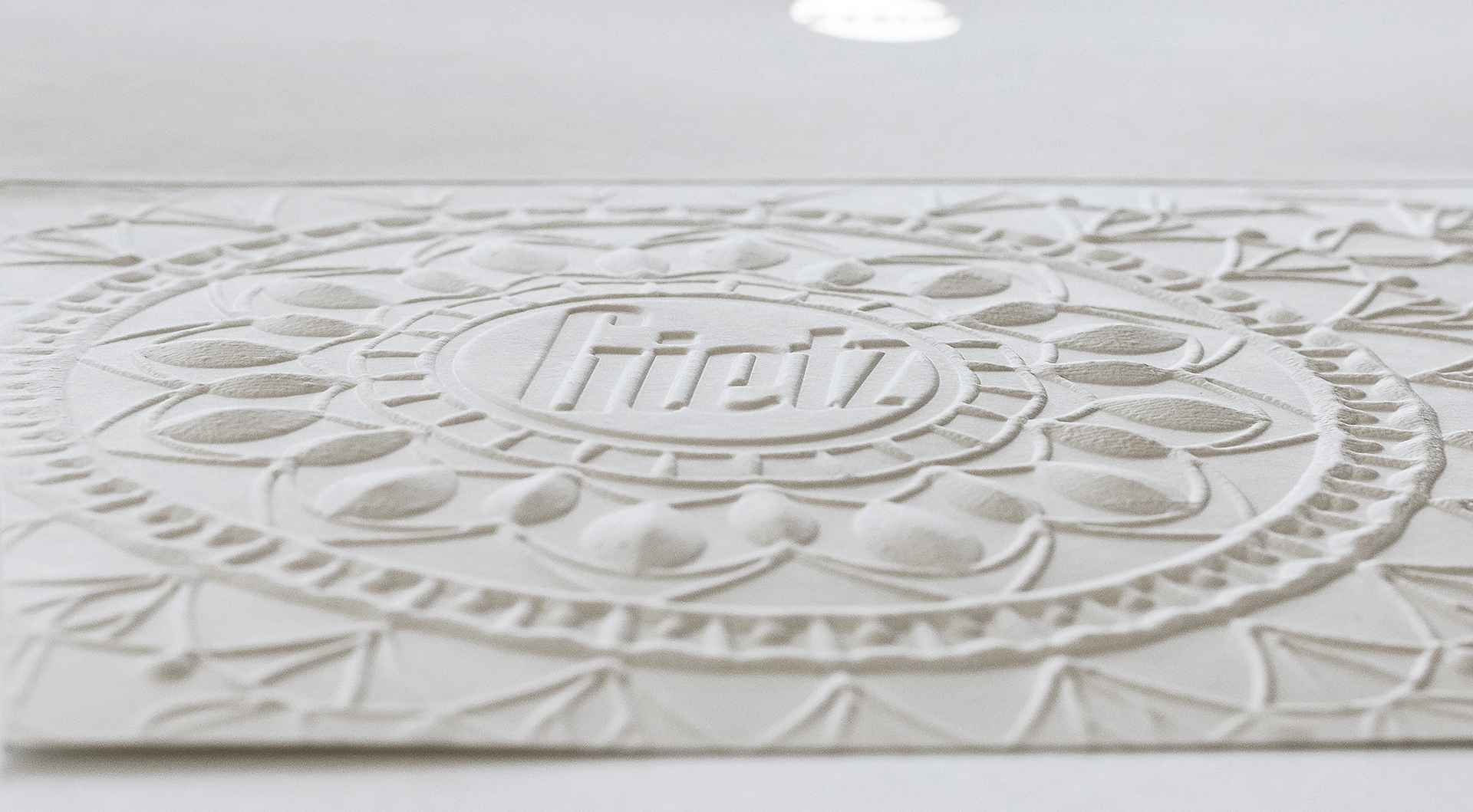 GIETZ blind embossing New Year Card